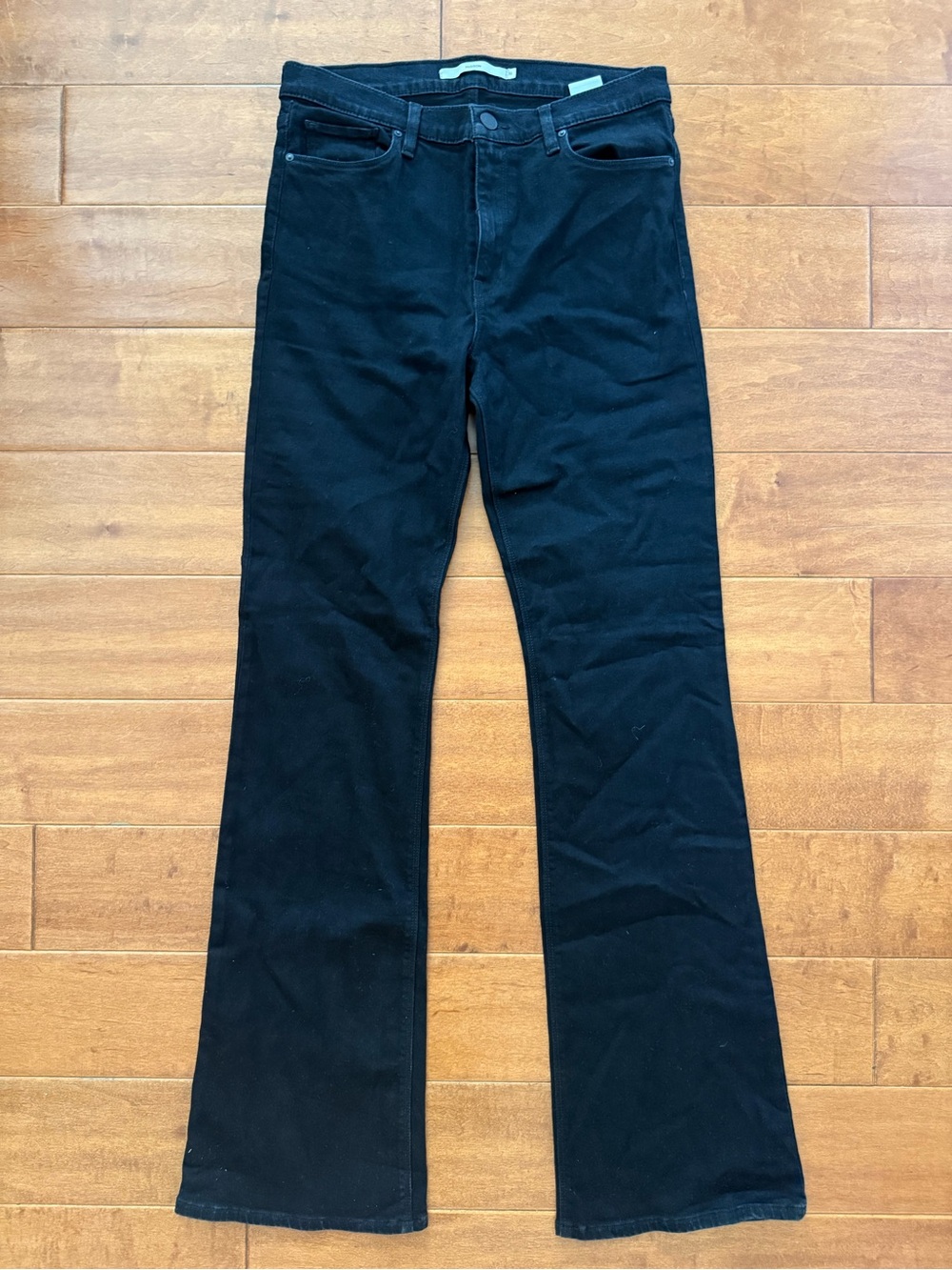 Hudson Women’s Black Flare Jeans - Classic High-Rise Size 30 stretchy